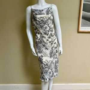 90s Printed Slip Dress